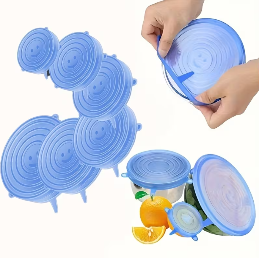Tapas Reutilizables De Silicona x6und.
